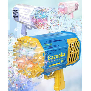Bazooka Bubble Gun – 69-Hole Bubble Blaster | مسدس فقاعات بازوكا بـ 69 فتحة